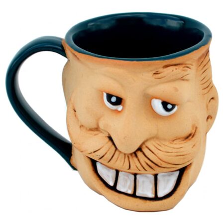 Funny Face Pottery Mugs